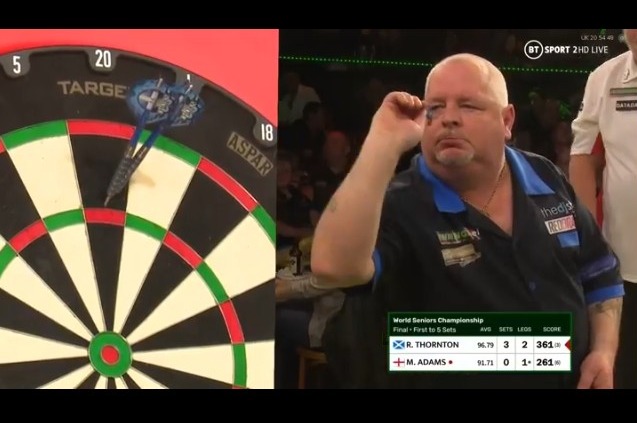 DartConnect on Twitter: "🏴󠁧󠁢󠁳󠁣󠁴󠁿 Scotland's ROBERT THORNTON... 🏆 Is the first ever World Seniors Darts Champion! He defeats Martin Adams 4-1 the Circus Tavern! 🎪 Relive the tournament on DartConnect
