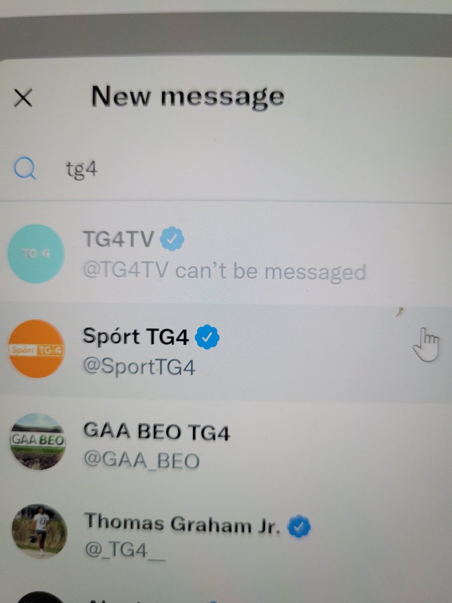 Liamish87's tweet photo. @TG4TV Wont let me DM https://t.co/IqKW2l15v1