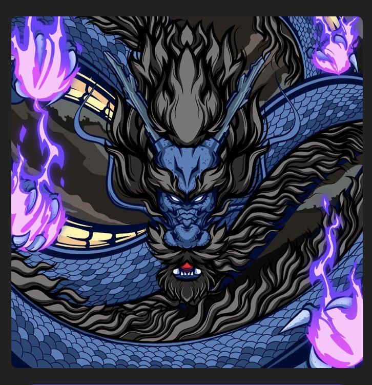 Baronpress's tweet photo. Whooaaaaa @thegeishaclan stoked on my sweet creature! #NFT #Solana https://t.co/juH0HttKHp