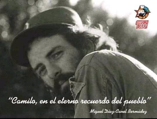 LisneyPopa's tweet photo. Camilo es pueblo.
Recordamos al hombre de la sonrisa amplia, al Señor de la Vanguardia  a  90  años  de  su nacimiento.
#CamiloEsPueblo 
#CamiloViveEnSuPueblo https://t.co/27sHck0Uok