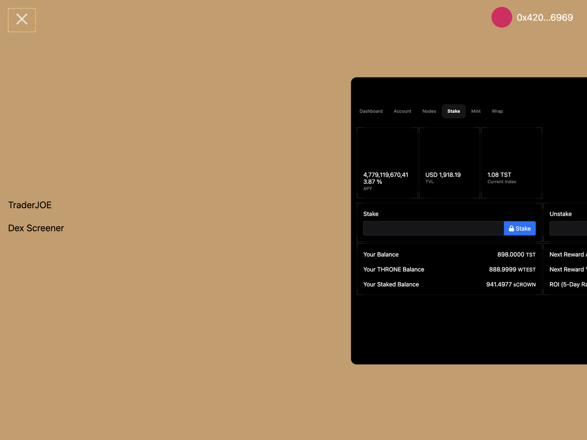 BlitzLabs_io's tweet image. Another sneak peek because, well, why not?

#MidasDAO $CROWN $THRONE #AVAX