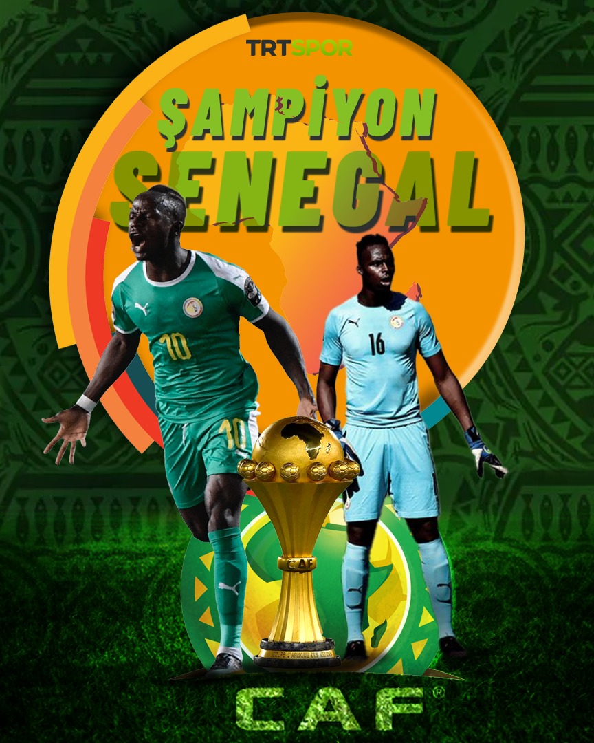 2021 AFRİKA ULUSLAR KUPASI'NDA ŞAMPİYON SENEGAL! 🇸🇳🏆 #AFCON2021 #TeamSenegal 

🏆 Senegal, kupa tarihindeki ilk şampiyonluğunu kazandı.