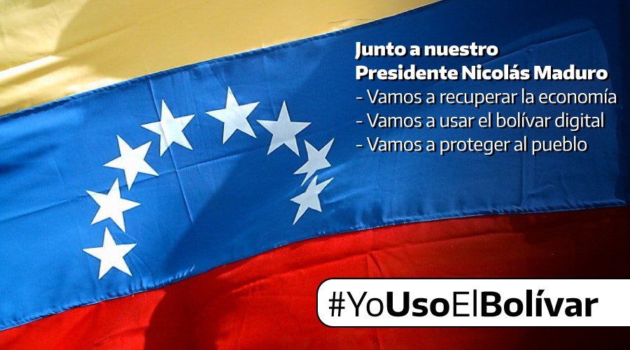 #6Feb |🇻🇪📢 ¡SEGUNDA ETIQUETA DEL DÍA! ▶️

#YoUsoElBolívar

Por el fortalecimiento del poder adquisitivo del pueblo. ¡No más dólar criminal!