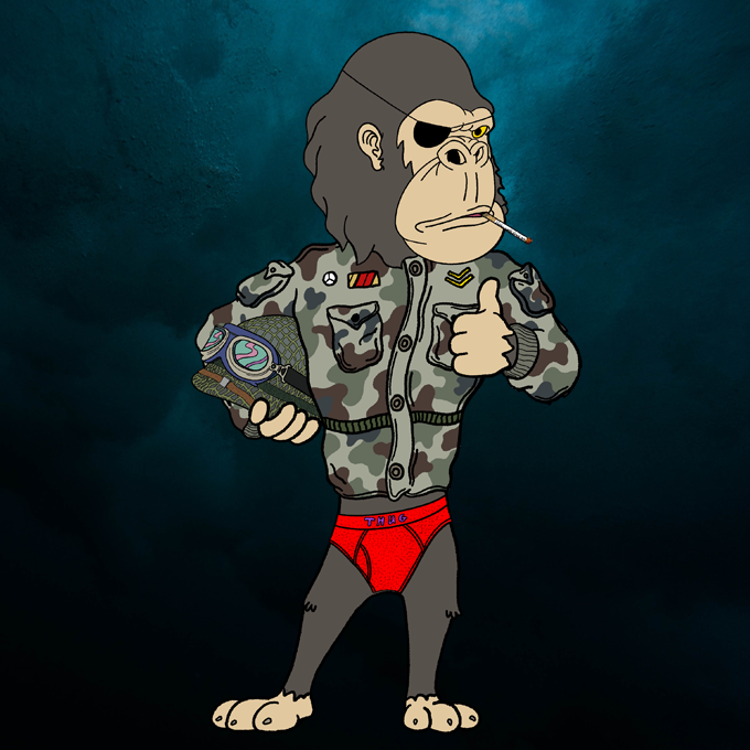 MetaKClub's tweet photo. Meet the #Mathao, our third tribe !
They are a tribe of military #Apes π¦
We advise you to stay calm when you meet them, they shoot at everything that moves.
Join us on Discord : https://t.co/vwaFvISOLI
#NFT #Metatrucks #NFTGiveaway #NFTCollection #ETH #artworks #Military https://t.co/GXI45YTWf8