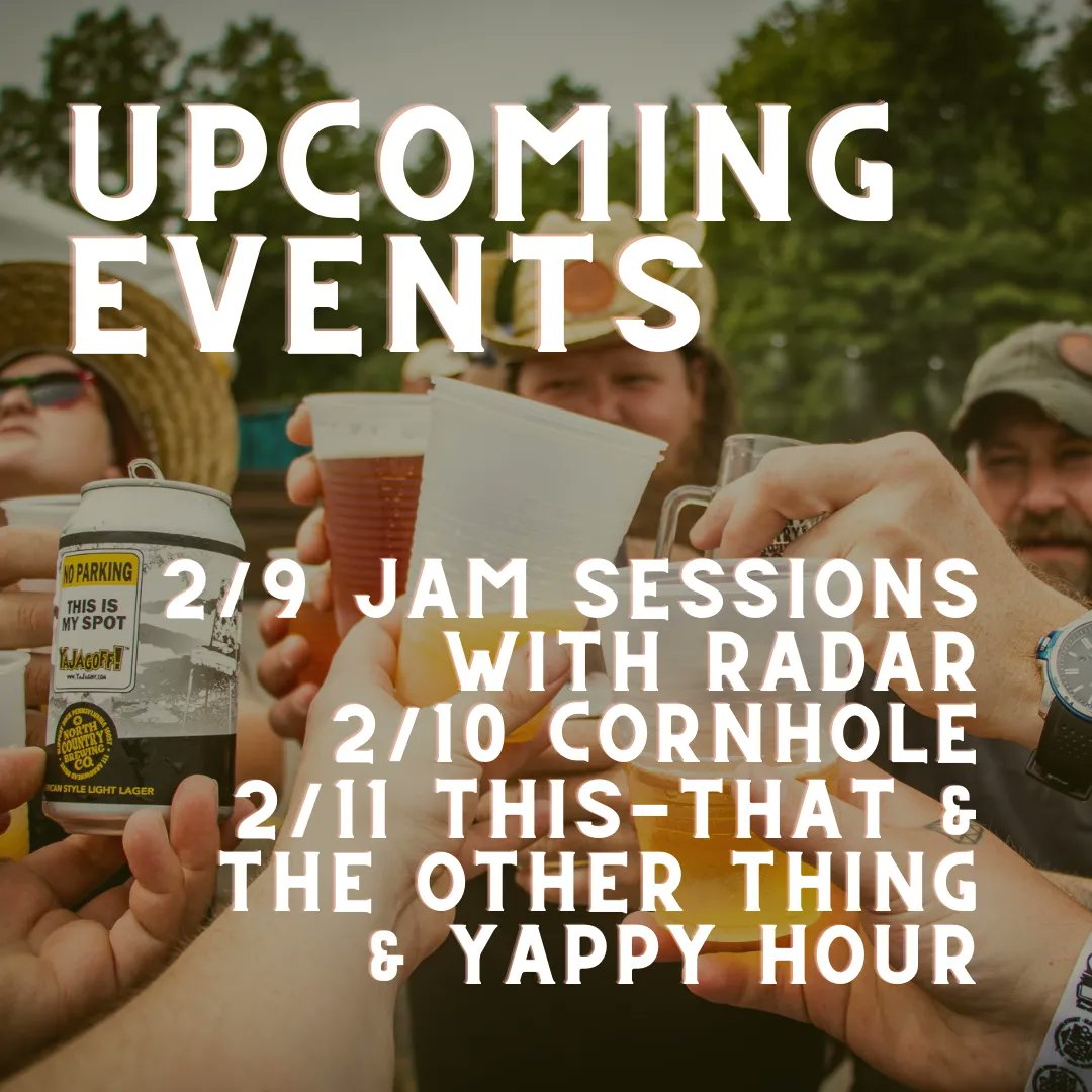 Upcoming events for this week!
