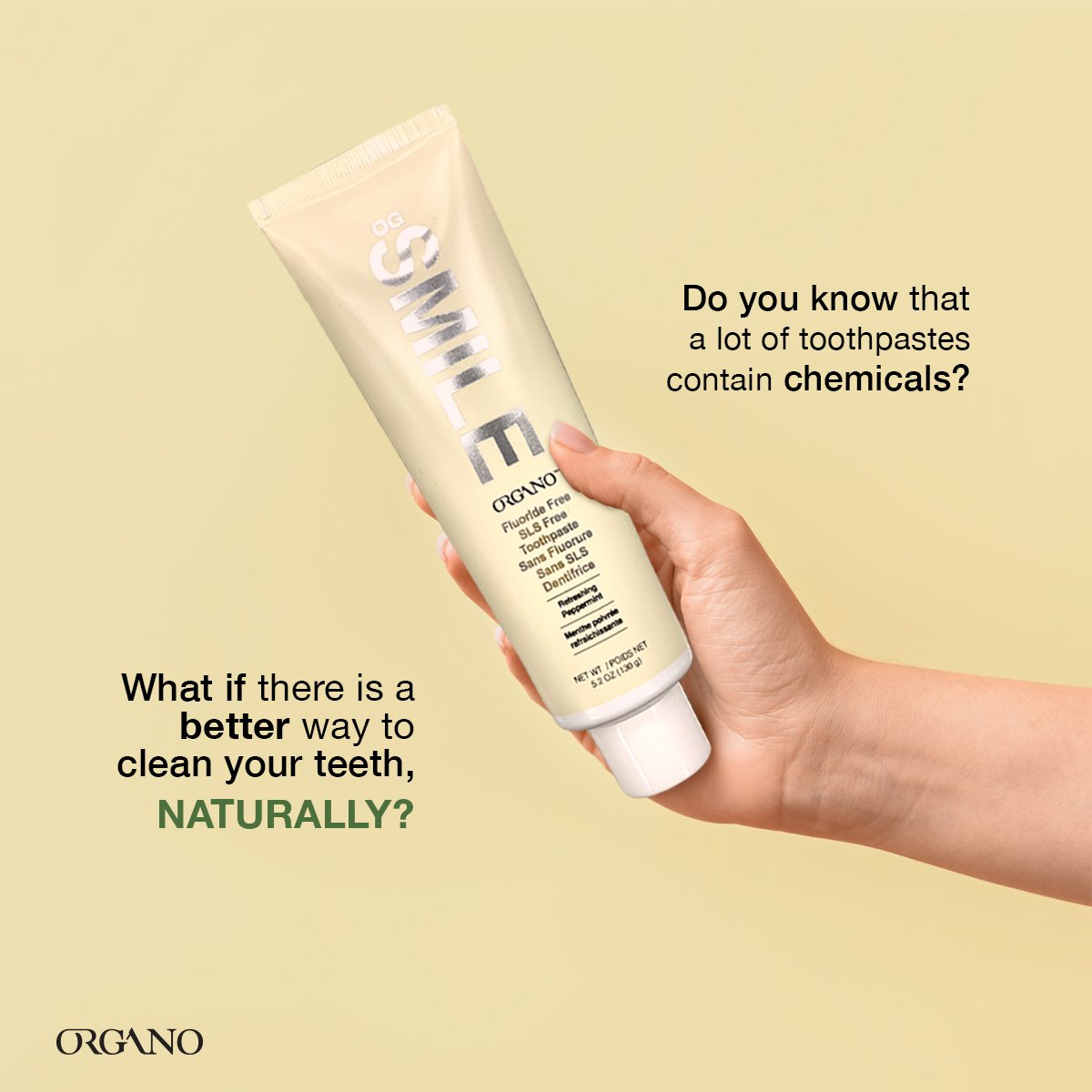 OrganoGold's tweet photo. TRY the OGSmile toothpaste!
✅Natural ingredients
✅SLS free
✅Fluoride free
✅Gentle and effective care for healthy gums and teeth!
#FeelTheClean with OGSmile https://t.co/wL23ivLJzE