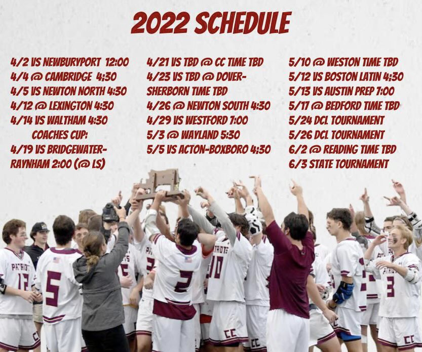 Can’t wait to get after this spring ⁦<a href="/CCPatsAD/">Concord-Carlisle High School Athletics</a>⁩ ⁦<a href="/Pats2fan/">Jon Smith</a>⁩ ⁦⁦<a href="/mglonergan/">Michael Lonergan</a>⁩