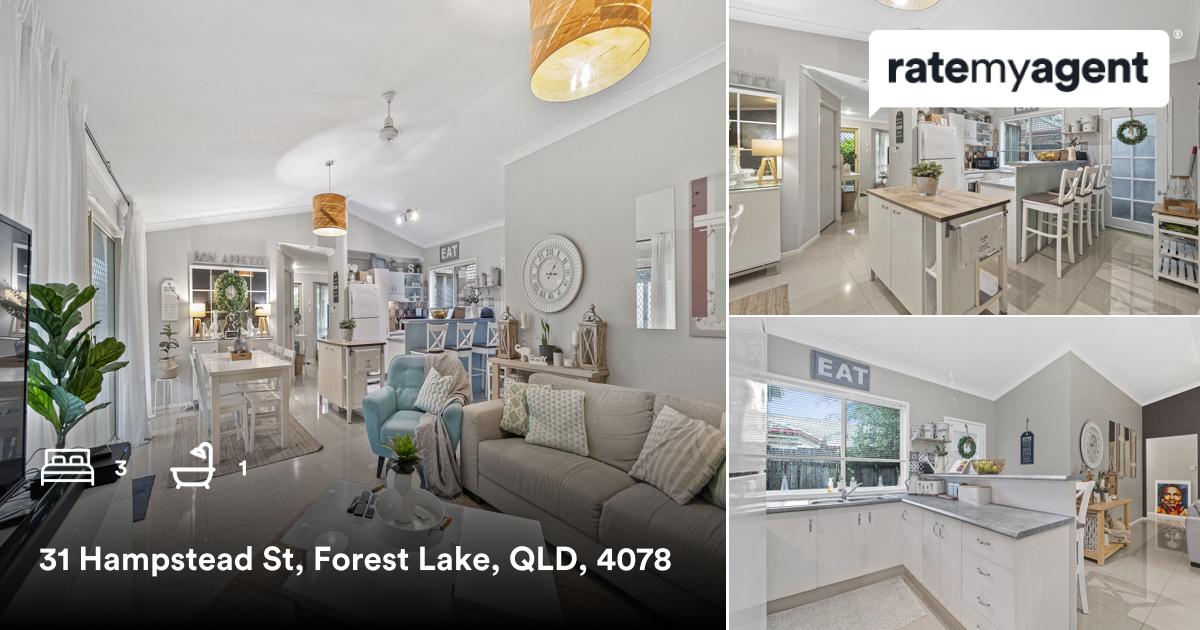 Agent_Nicky's tweet image. 3 🛏 1 🛀 
📍 31 Hampstead St, Forest Lake, QLD, 4078

My latest listing on #ratemyagent
rma.reviews/oipUlJ3mdN6h