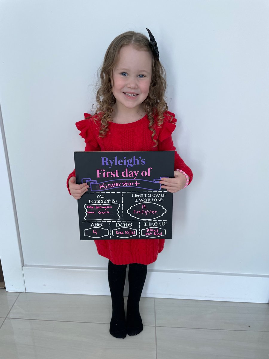 CaraPower5's tweet image. This little angel is so excited to head back to @OctagonPond  for her second kinderstart session on Friday! She’s proud as a peacock to be visiting her “big girl school” 🥰 #newlearner #classof2035