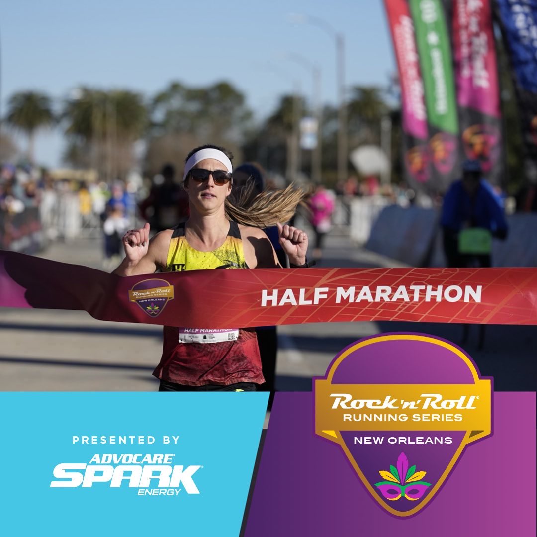 #SundayRunday 🏃🏃‍♀️

Congratulations to our 2022 #RnRNOLA Half Marathon winners presented by <a href="/advocare/">AdvoCare</a> Spark!

👟 John Mastandrea ⏱ 01:04:31
👟 Anne-Marie Blaney ⏱ 01:14:48

Wow! 💨 A major job well done to all our runners today!