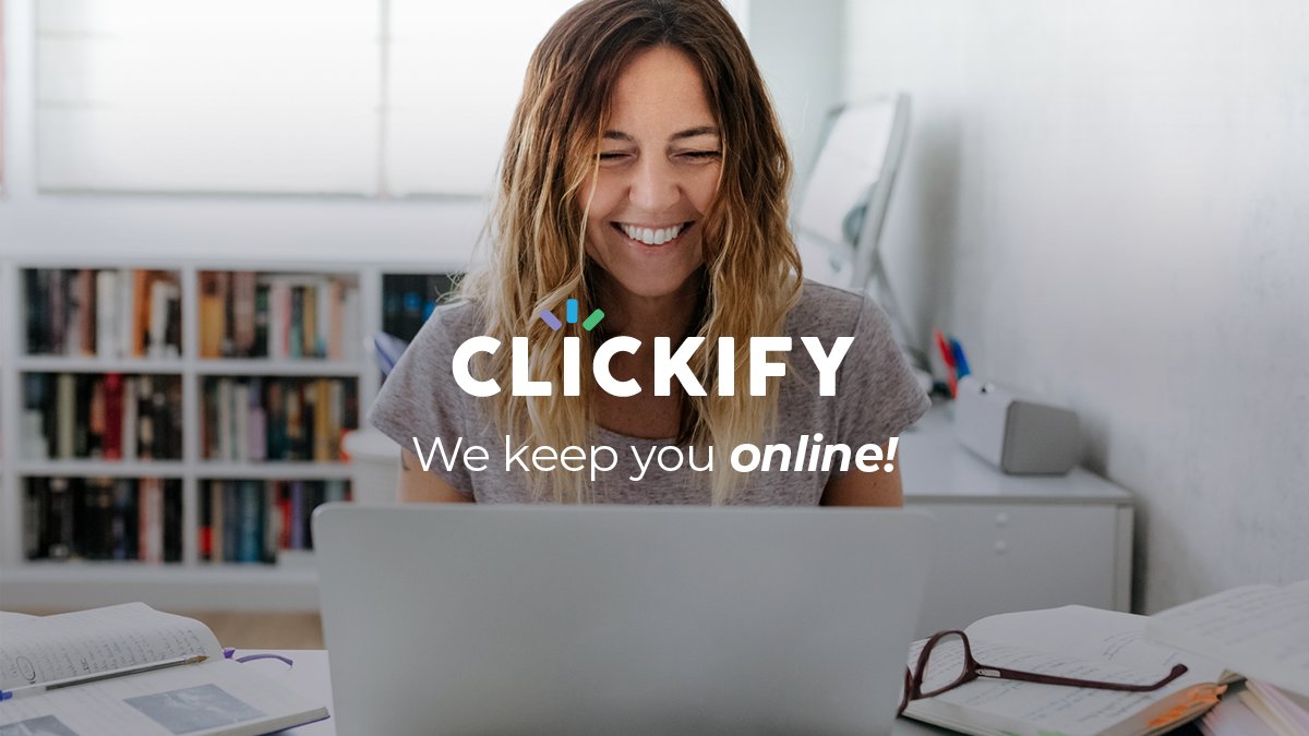 clickify's tweet image. Clickify – We keep you online!

bit.ly/Website-Dev

#Website #WebsiteDevelopment #clickify