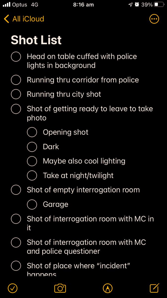 JamieFilmsStuff's tweet image. The “short” film in working on shot list #BehindTheScenes #shortfilm #film #filmmaking #shotlist