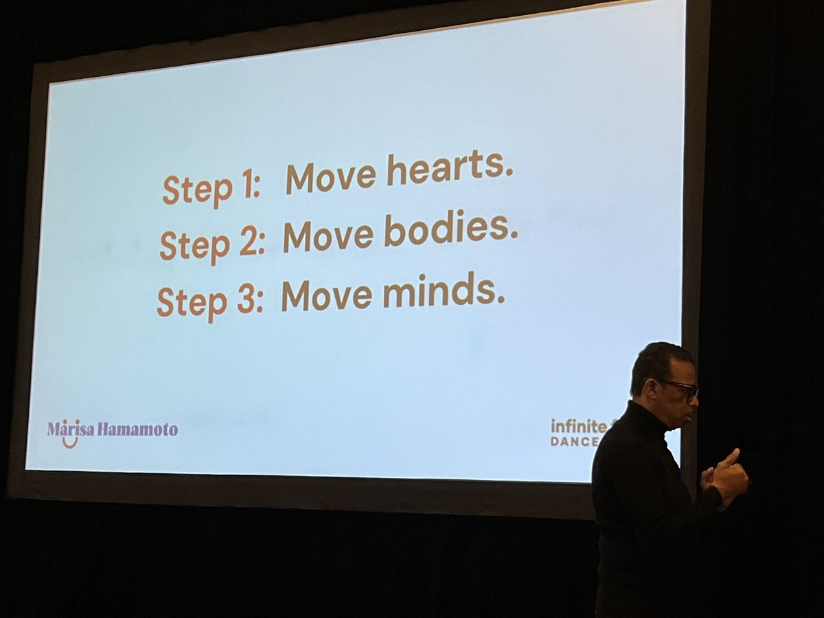 ajlongo7's tweet photo. “Dance and movement can be a catalyst for transformation.”@MarisaHamamoto #learninganddevelopment #DiversityandInclusion #danceisforeverybody https://t.co/fEK0ql8H2i