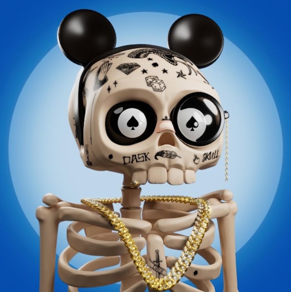 Ever since I joined the <a href="/The_DASK/">The Dead Army Skeleton Klub</a> Klub I've had more time to go to Disneyland! 

Well not yet. But planned my first trip there. Will be playing with the easily usable AR functions to bring my 3D model with me. Thank <a href="/0xBibble/">Bibble</a> for the amazing art!