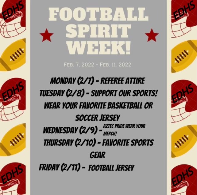 Calling all Aztecs show your team spirit this week #StuCo #OneEmpire 🙌🏼♥️🖤💛
