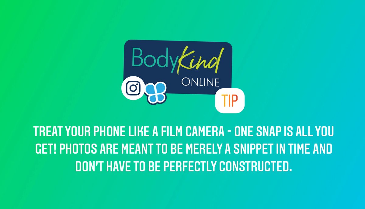 Bfoundation's tweet photo. We all have the power to make our #SocialMedia positive for our #BodyImage &amp; #MentalHealth. 
✅
Backed by research and clinical advice, these #BodyKindOnline tips suggest actions we can take to be kinder to our own body and all bodies whilst online.🦋 https://t.co/vxQJb2ofeQ