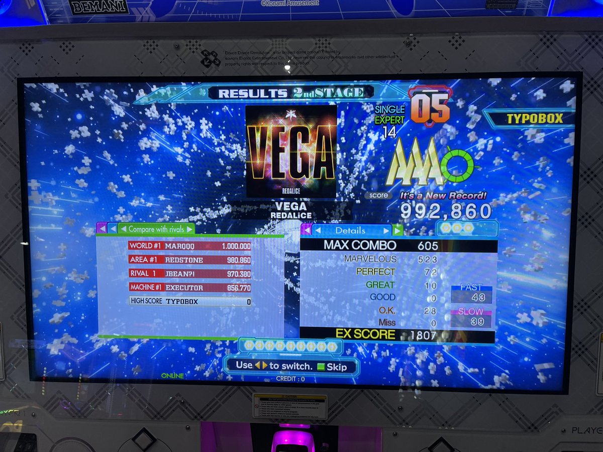 And there we have it! 14 AAA #26, last song for the 14 folder clear lamp, and ready to submit for <a href="/LIFE4DDR/">LIFE4</a> Platinum I!!!!!