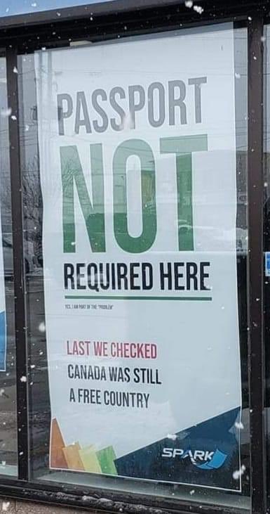 Fantastic.. time to start refusing .. it won’t end until we end it..