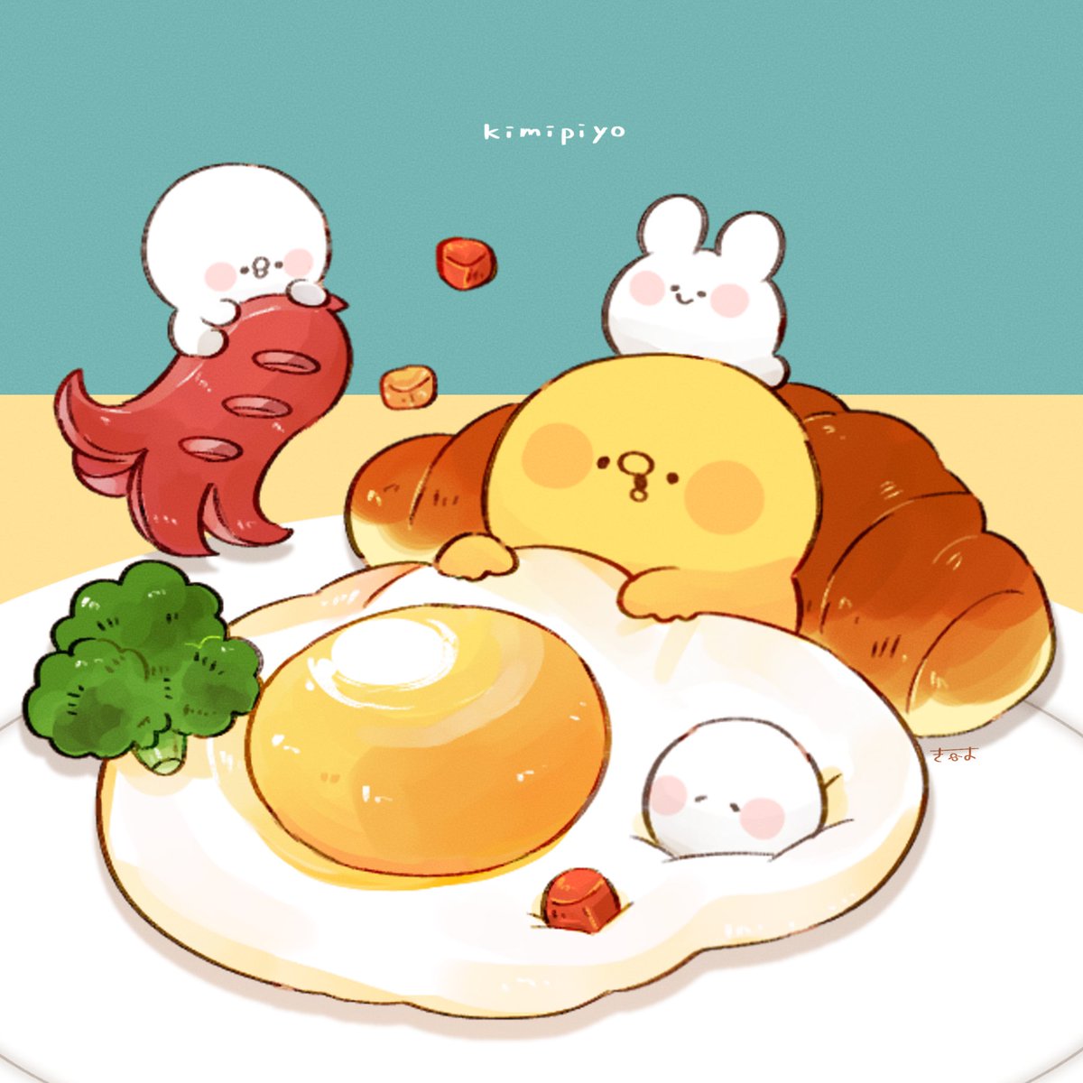 「🍴 」|てんみやきよのイラスト