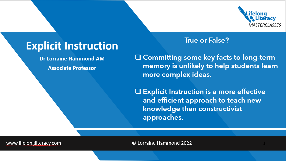 There's still time to join <a href="/ollie_lovell/">Oliver Lovell</a> and me unpack the theory behind Explicit Instruction and how to execute it in the classroom as we join <a href="/lifelonglit/">Lyn Stone</a> for a Science of Learning, Reading and Writing Masterclass series! T or F? ...is my Explicit yours? createsend.com/t/d-8B8426710E