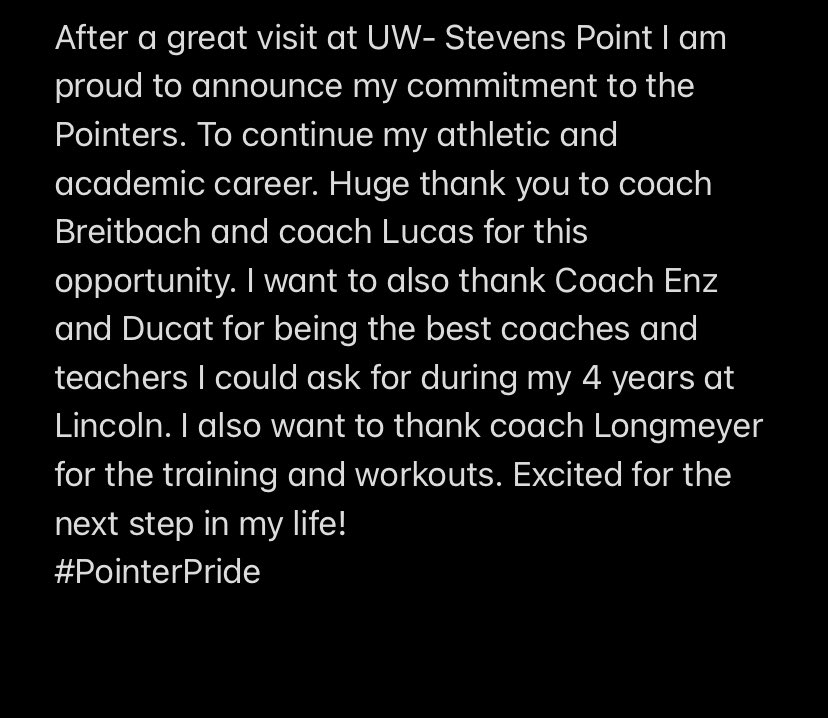 BPrange24's tweet photo. Committed to the #Dawgs @UWSPfootball @CoachBreitbach @CoachTJLucas @ryansayre23 @MantyShips @enz_greg @DucatRick https://t.co/zWtda9Kk3U