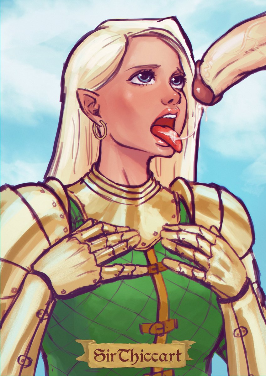 SirThiccart's tweet photo. My OC Celicia :)

#hentai #painting #knight https://t.co/2bLlsooiWx