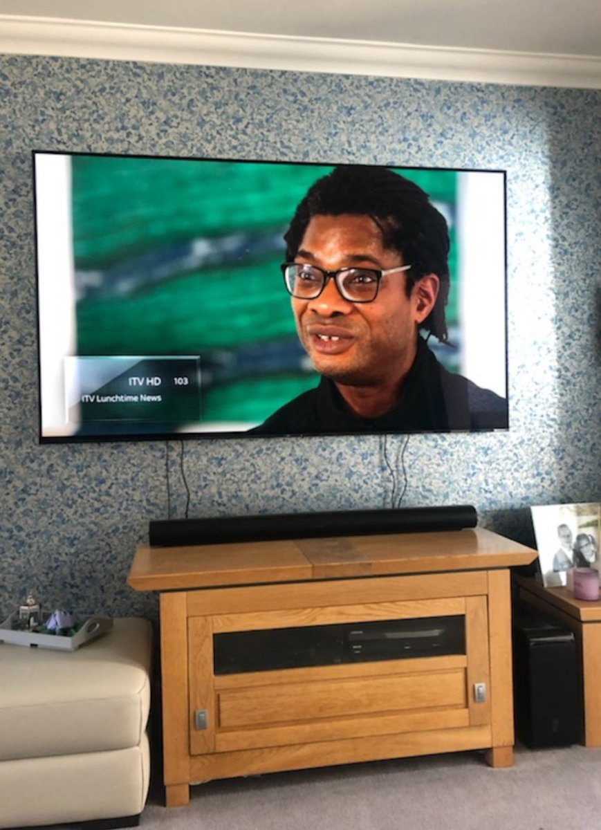 larriehans's tweet photo. Yours truly as seen on ITV News last Friday. #NDA21 @ndawards @ed_kiyemba @AbbeyKiwah @Pliny_S @darelasisi https://t.co/575FgUUm28