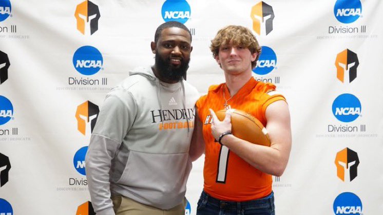 timmygracey7's tweet photo. The good times keep rollin!! Thank you @CoachMarshall_ and the rest of the Hendrix coaching staff for making this visit possible. https://t.co/JPjRSVOMuE