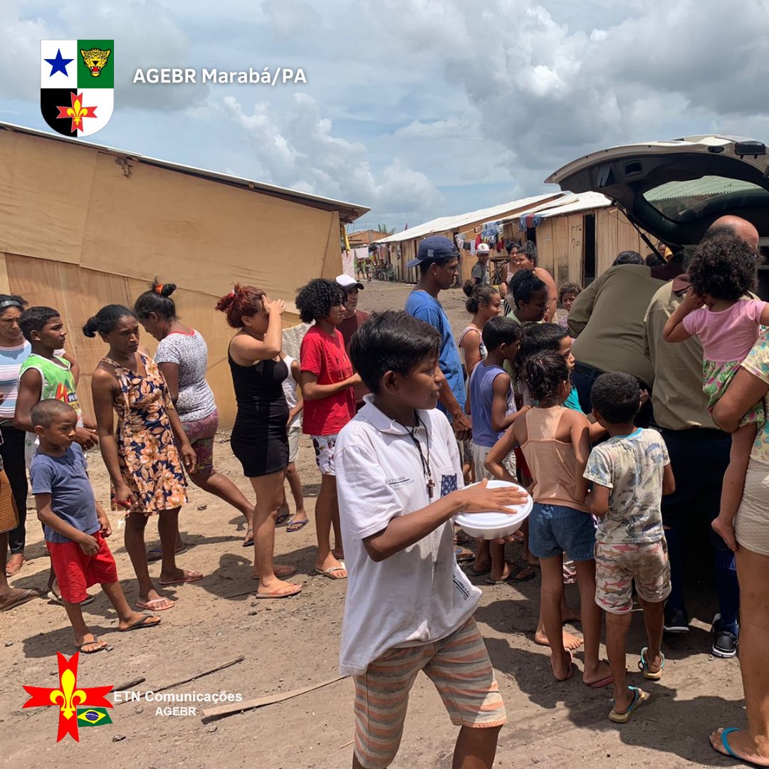 etncomunicacoes's tweet photo. Hoje, o almoço de alguns moradores que foram desabrigados pelas cheias dos Rios Tocantins e Itacaiúnas, no Estado do Pará foi garantido pela Paróquia Sagrada Família em parceria com a AGEBR do Distrito de Marabá/PA.
O abrigo beneficiado recebeu 68 marmitas, 
#UIGSE #AGEBR https://t.co/F2TBha5UOz