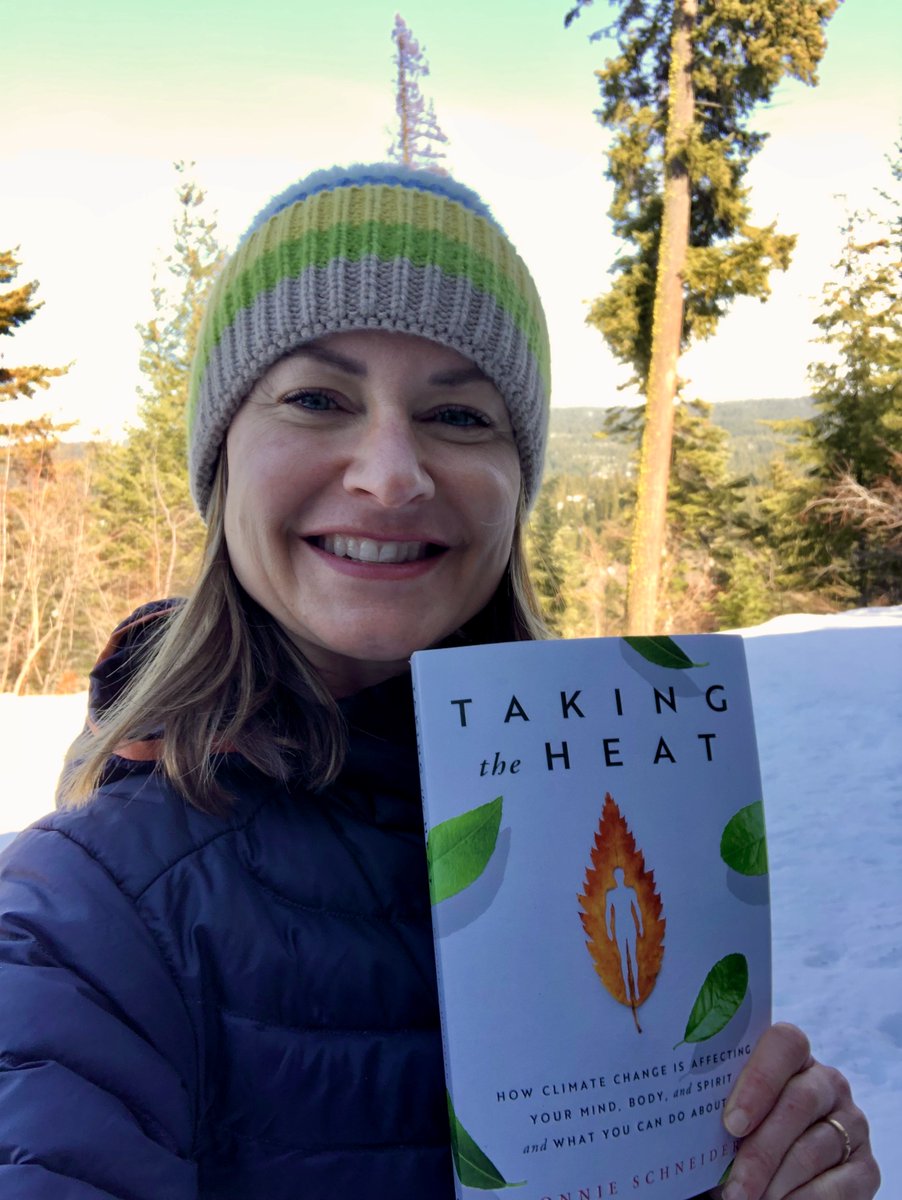 wrenatkinson's tweet photo. @BonnieWeather's Taking the Heat is a must-read on physical/mental health impacts of #climatechange! And so cool to have my interview (+ students from @UW) featured in the book. Pick up a copy now!
#ecoanxiety #ecogrief #climateanxiety #climategrief #climateemotion https://t.co/2cuGxHDzGn