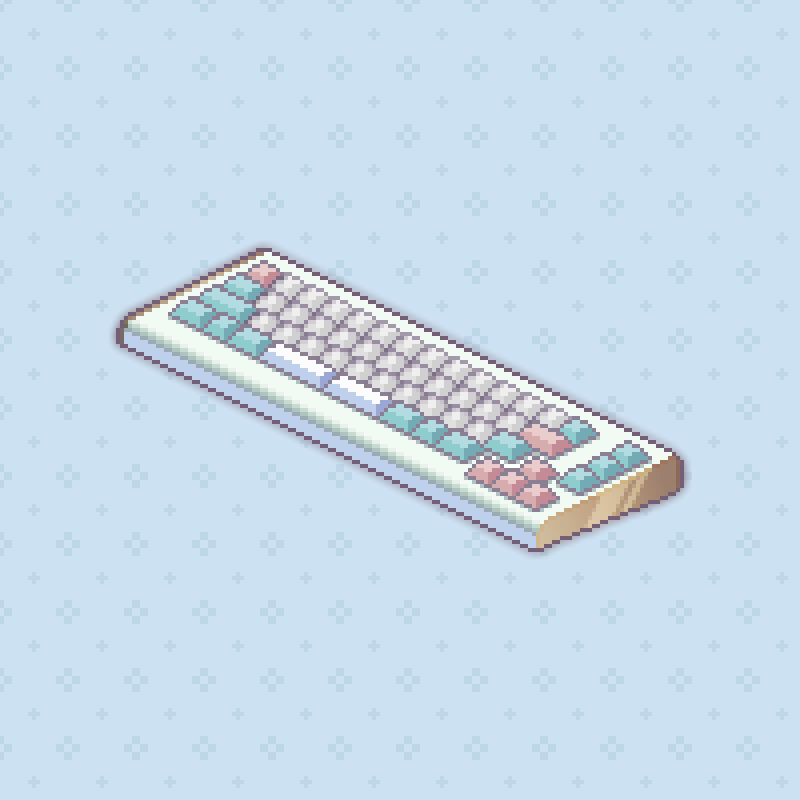 minimoonbun's tweet photo. more cute mechanical keyboards (๑ > ω<)و⌨✨

#pixelart #ドット絵 https://t.co/QX0FDIxQoQ