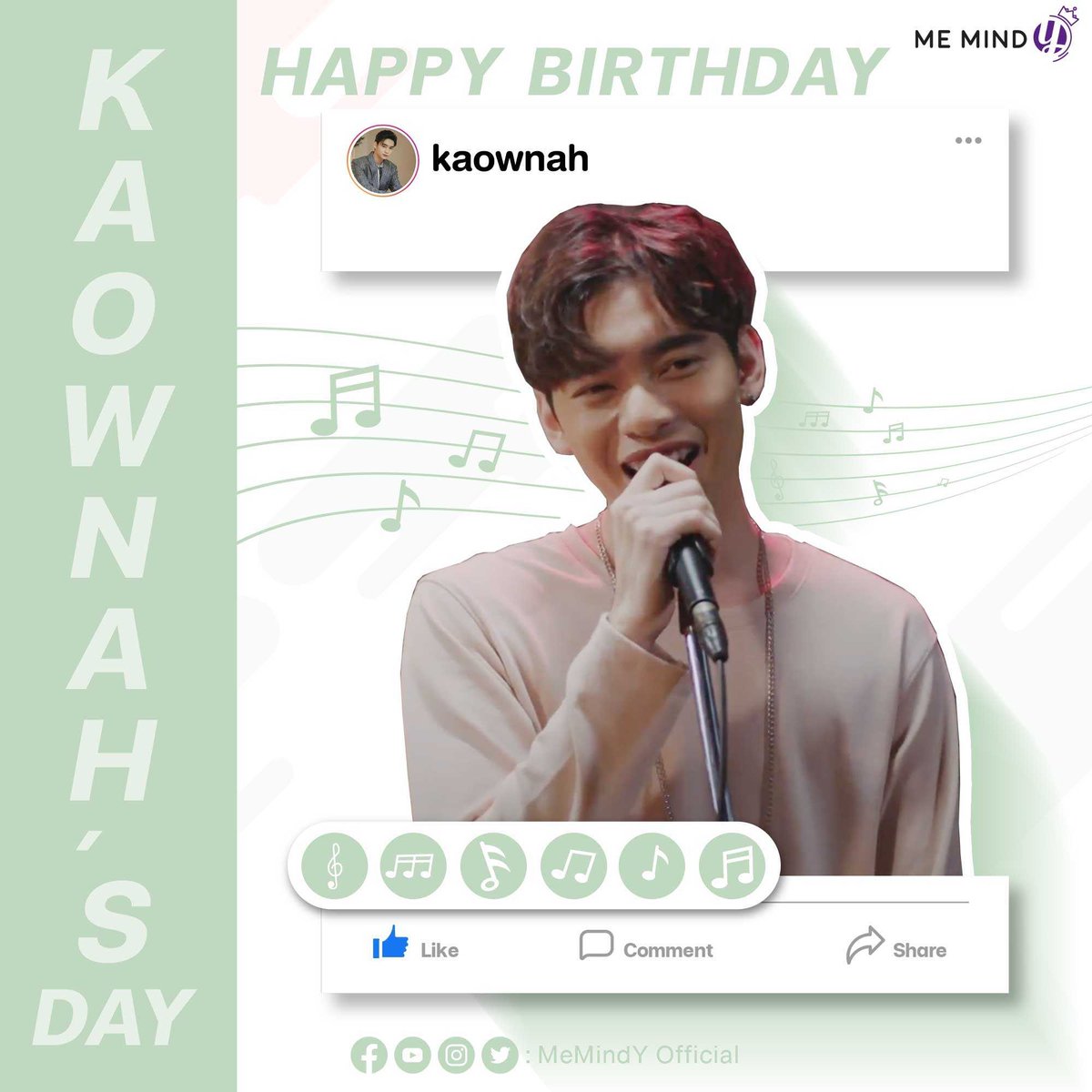 MemindyOfficial's tweet photo. HAPPY BIRTHDAY KAOWNAH @kaownah9 

มาร่วมอวยพรในวันเกิดของก้าวหน้ากันเยอะๆ นะคะ 

#Kaownah24thBirthday https://t.co/FsLrmXLib7