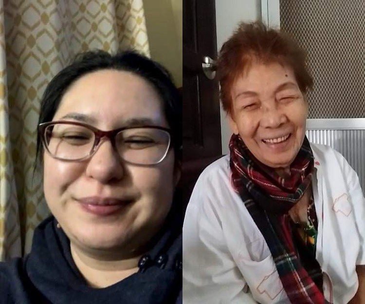 MrsPhillyG's tweet photo. I LOVE being able to talk and see my Lola even though she’s in the Philippines! And she loves seeing her great grandchildren! #92yearsyoung #technologyforthewin https://t.co/pOLEw3w5PC