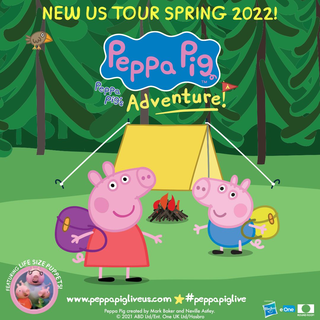 🐷HOORAY! Tickets are ON SALE for Peppa Pig’s Adventure! Little piggies everywhere will love this live musical experience!
Orlando 3/24: drphillipscenter.org/events/tickets…
Estero 3/25: ticketmaster.com/event/0D005C38…
Ft. Lauderdale 3/26: ticketmaster.com/event/0D005B9E…