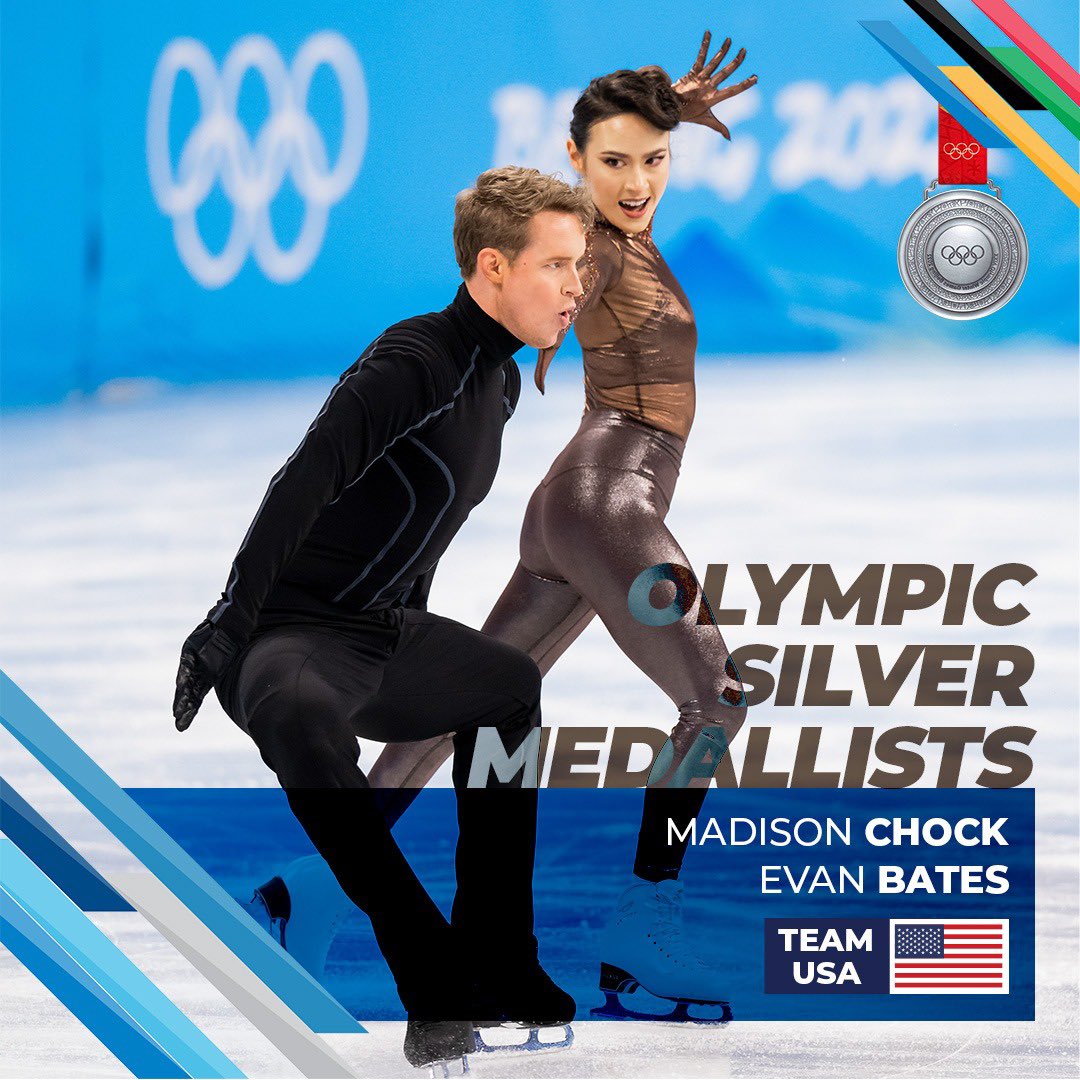 montreal_ice's tweet photo. OLYMPIC MEDALS! Congratulations to @TeamUSA 🇺🇸 and @Team_nippon 🇯🇵! Special shoutout to our Ice Dancers’ contributions🥳
🥈🇺🇸 - #HubbellDonohue | #ChockBates
🥉🇯🇵 - #KomatsubaraKoleto
5️⃣🇨🇳 - #WangLiu
📸: @DanielleEPhoto
#IAM22 | #Olympics | #Beijing2022 | #FigureSkating https://t.co/TbOQDTuF8C