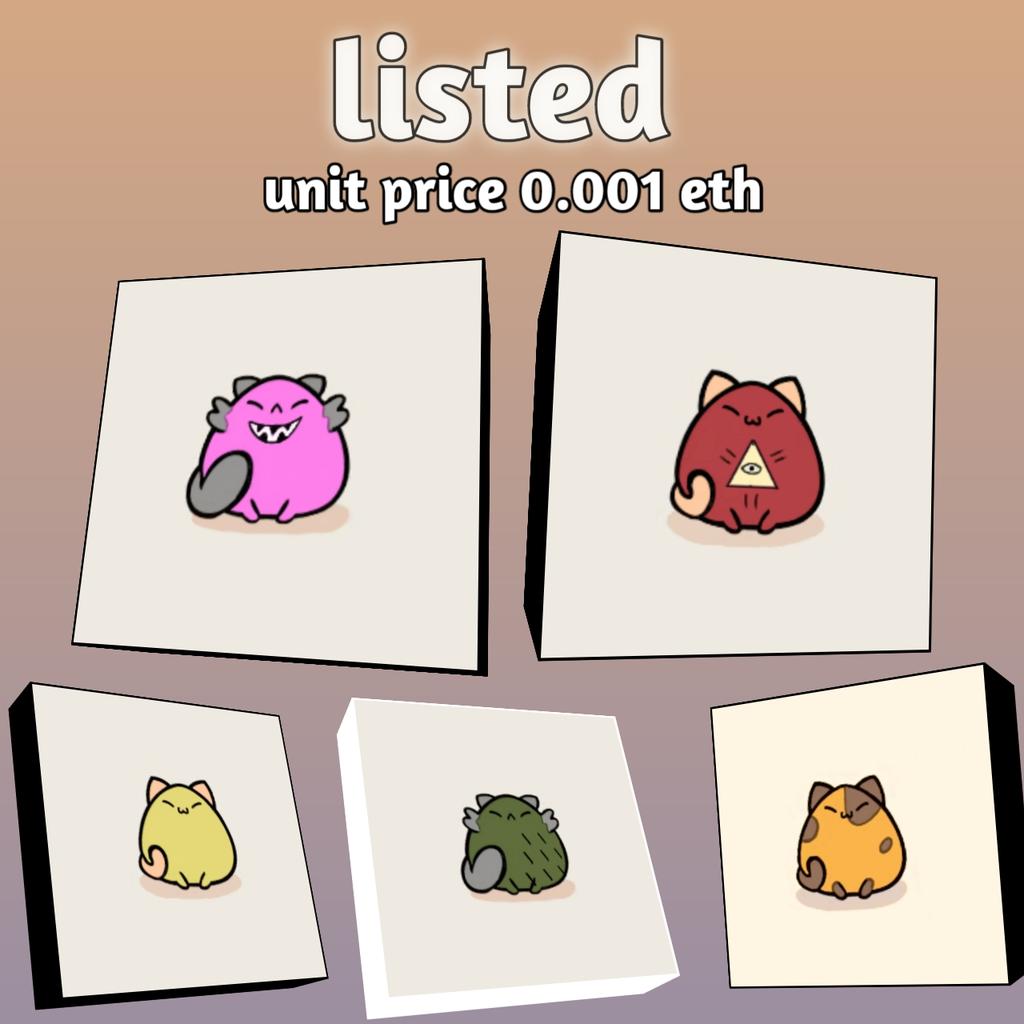 Fann296's tweet photo. Listed to day🐱😻
https://t.co/KUa8yhgJ80
#Polygon #OpenSeaNFT #NFTProject #NFTs #NFTCommmunity #NFTCommunity #NFTGiveaway #NFTdrop #nftcollector #NFTCollection #NFTartist #NFTPromoter https://t.co/etxoI2hyqz