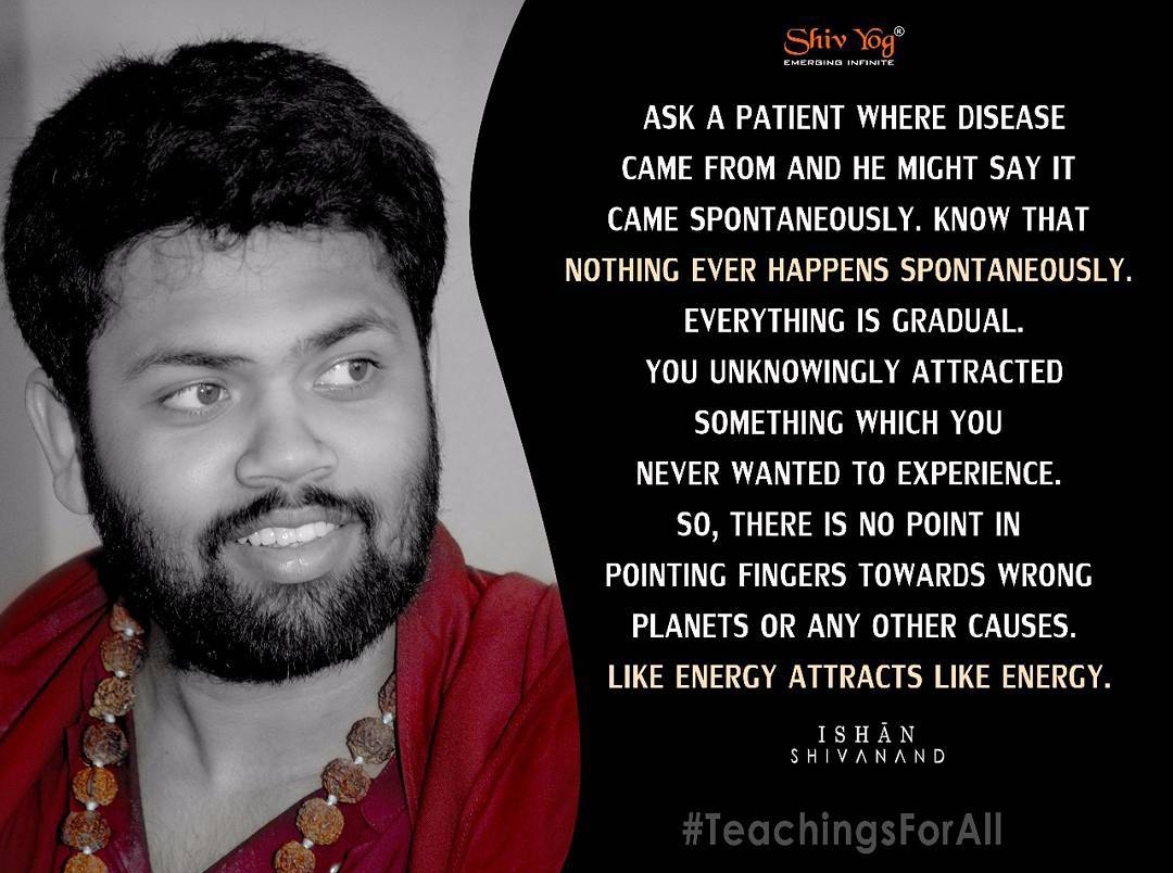 shivyogwisdom's tweet photo. "Likes energy attracts like energy" ~ Ishan Shivanand

#Shivyog #Guru #responsibility #Guruquotes https://t.co/VZy1fUL6T1