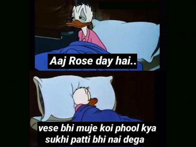 MostlyKohli's tweet photo. When it's #RoseDay  me who already know 😂 https://t.co/xCMWDSYGGs