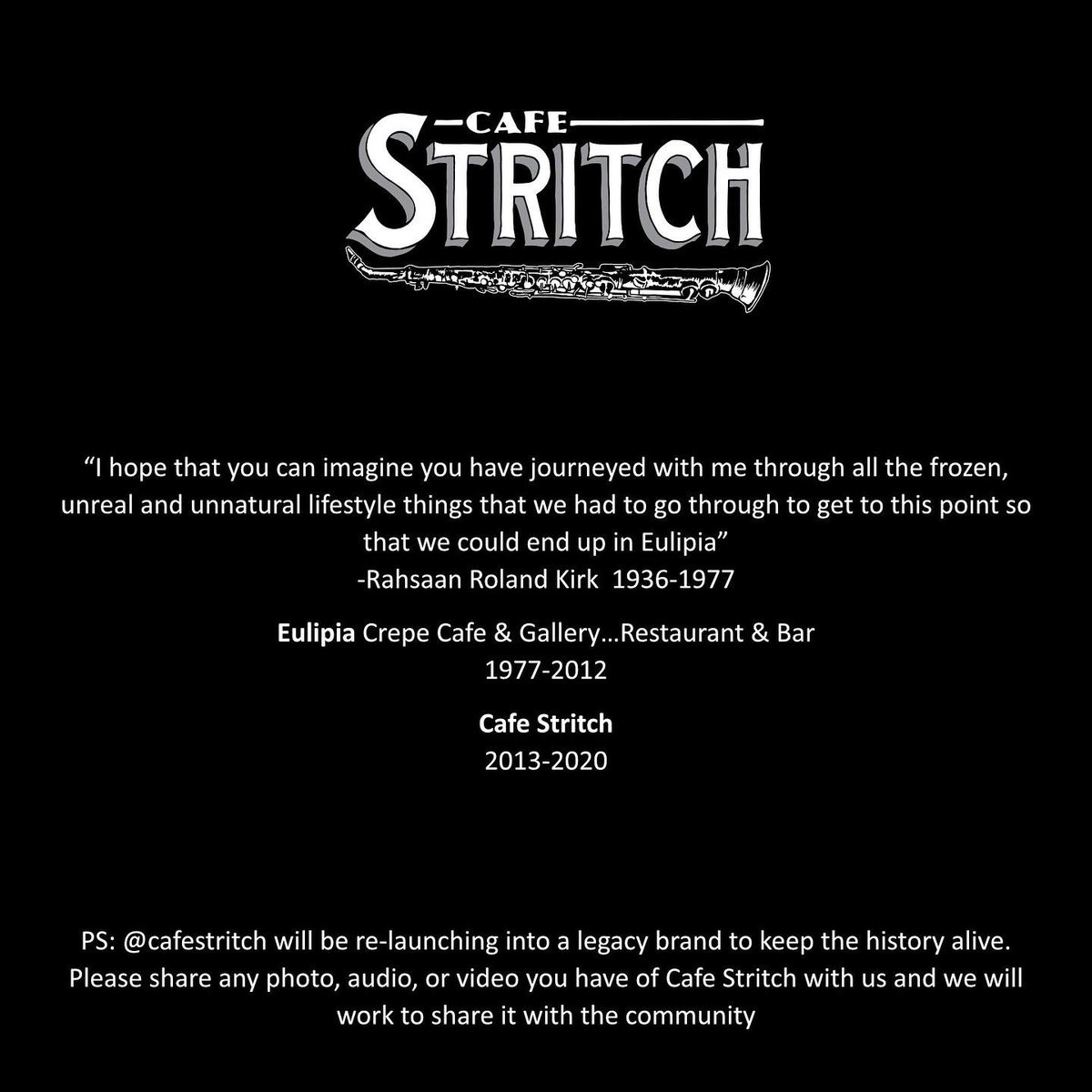 Cafe Stritch tweet media