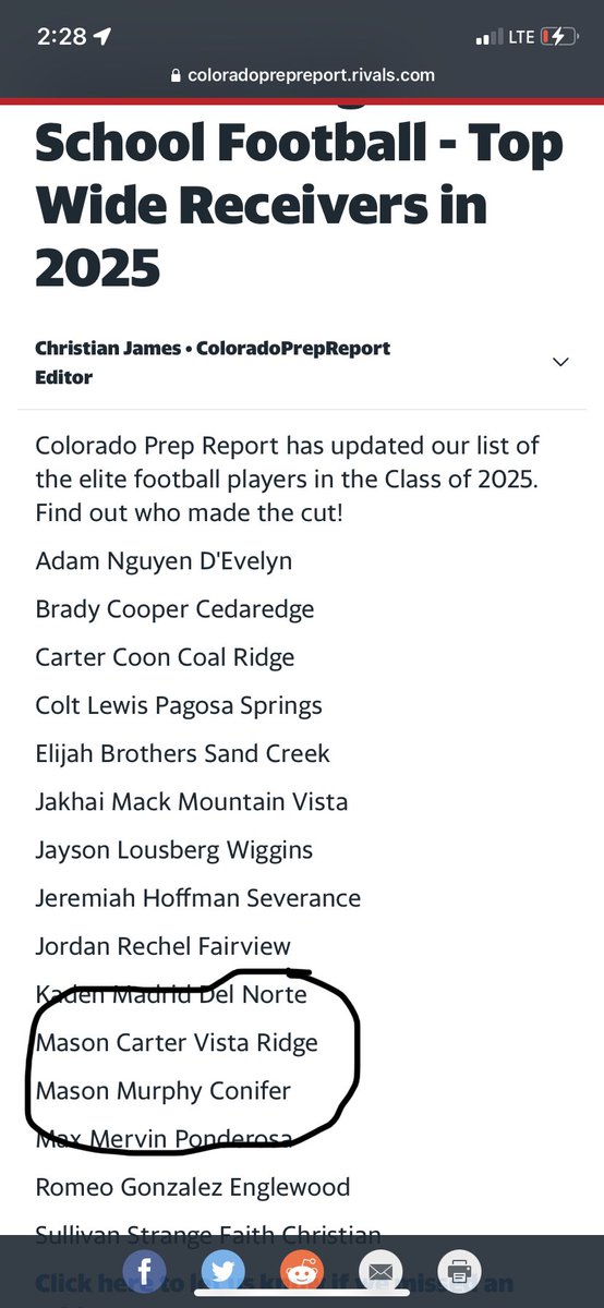 Appreciate the mention! <a href="/CoPreps/">CO Prep Varsity</a>