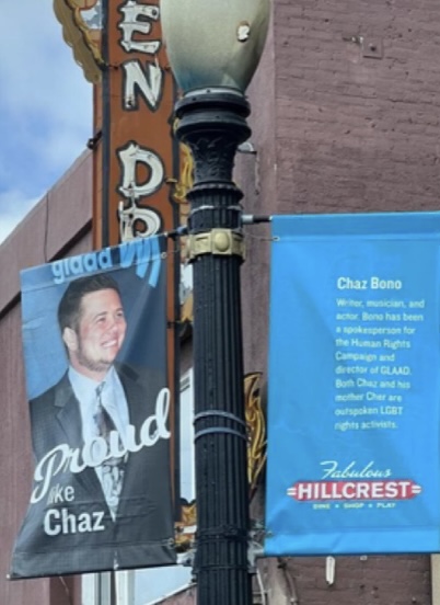 cher's tweet photo. So Proud Of Chaz🥰.
Was Beyond Excited When I Saw This🎈.It’s In San Diego,On University Ave🤔,Or St.
🎭YEAH🎉 https://t.co/LKomxE4BtM