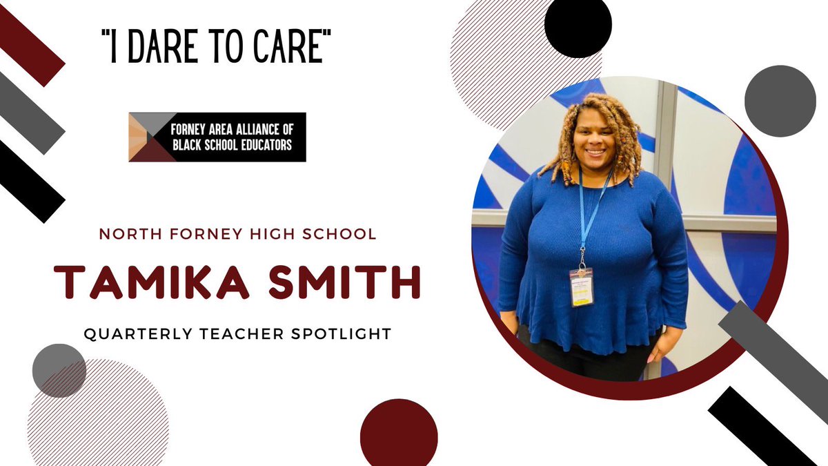 This winter, we would like to recognize Ms. Smith from NFHS. She is understanding &amp; works with Ss at easing their minds during stressful situations.  She’s astute at communicating with all of her students by inviting them to share “Good Things” each day.  TY for daring to care!