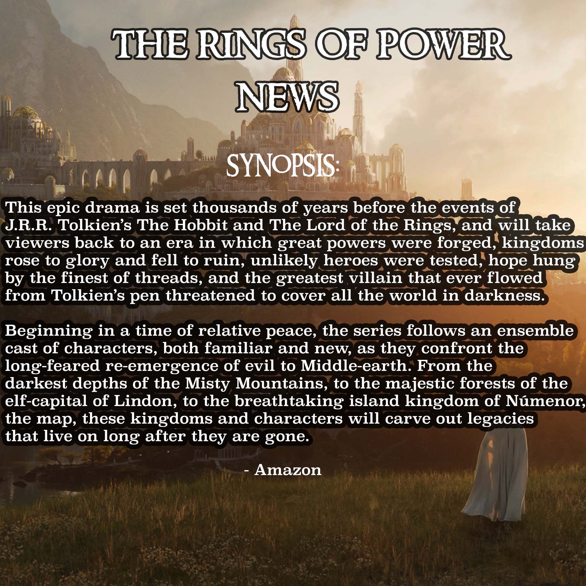 Lord of the Rings: The Rings of Power' Cast Preview the Epic