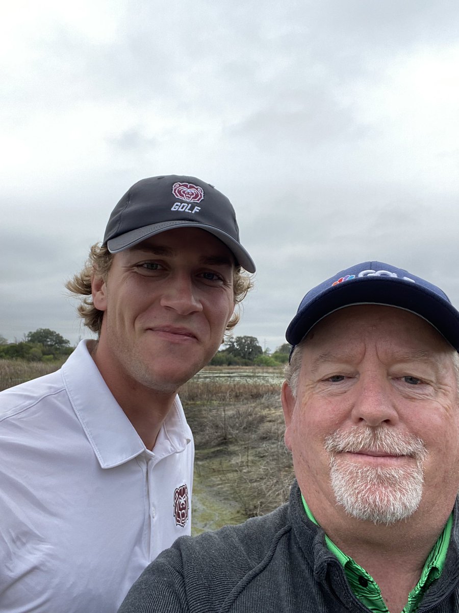 pepperoni_jack's tweet photo. Got to follow @alocke4 for a couple of holes in Orlando at the Crooked Cat course today! His play was great, as usual! Nice break from work. Go @MSUBearsGolf!! https://t.co/5REPOmuot3