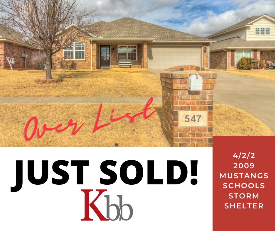 karabowes's tweet image. #soldoverlist #Mustangoklahoma #homeseller #kbbrealestate #Kbbsellshomes