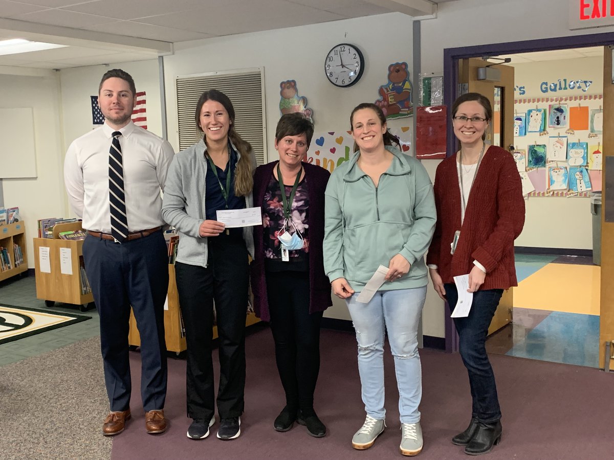 HartlandSD's tweet photo. Thank you Meemic Insurance - Zach Lindow Agency in Pewaukee for your continued support of our teachers and schools!  Mrs. Gariepy, Mrs. Feierstein, and Mrs. Farina each received a $150 grant from Meemic Insurance for their classrooms. https://t.co/kq2uaqDnYA