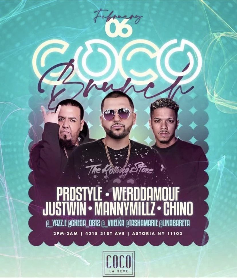 Im_Spanish_95's tweet photo. 2nd stop‼️ Coco La Reve in Astoria🔥 #hot97 #theheavyhitterdjs #teammills #nightclub https://t.co/4TX95H2Uri
