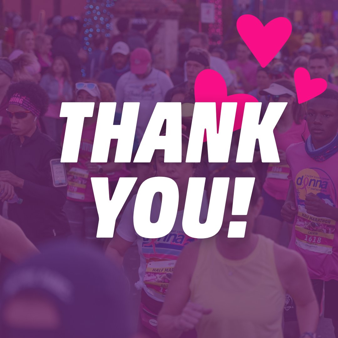 262withDonna's tweet photo. We are so so so grateful for everyone who makes DONNA Marathon Weekend possible. Runners, volunteers, spectators, and sponsors - thank you for another wonderful weekend. 🙏💖#DONNATogether https://t.co/MBJz1G3BmA