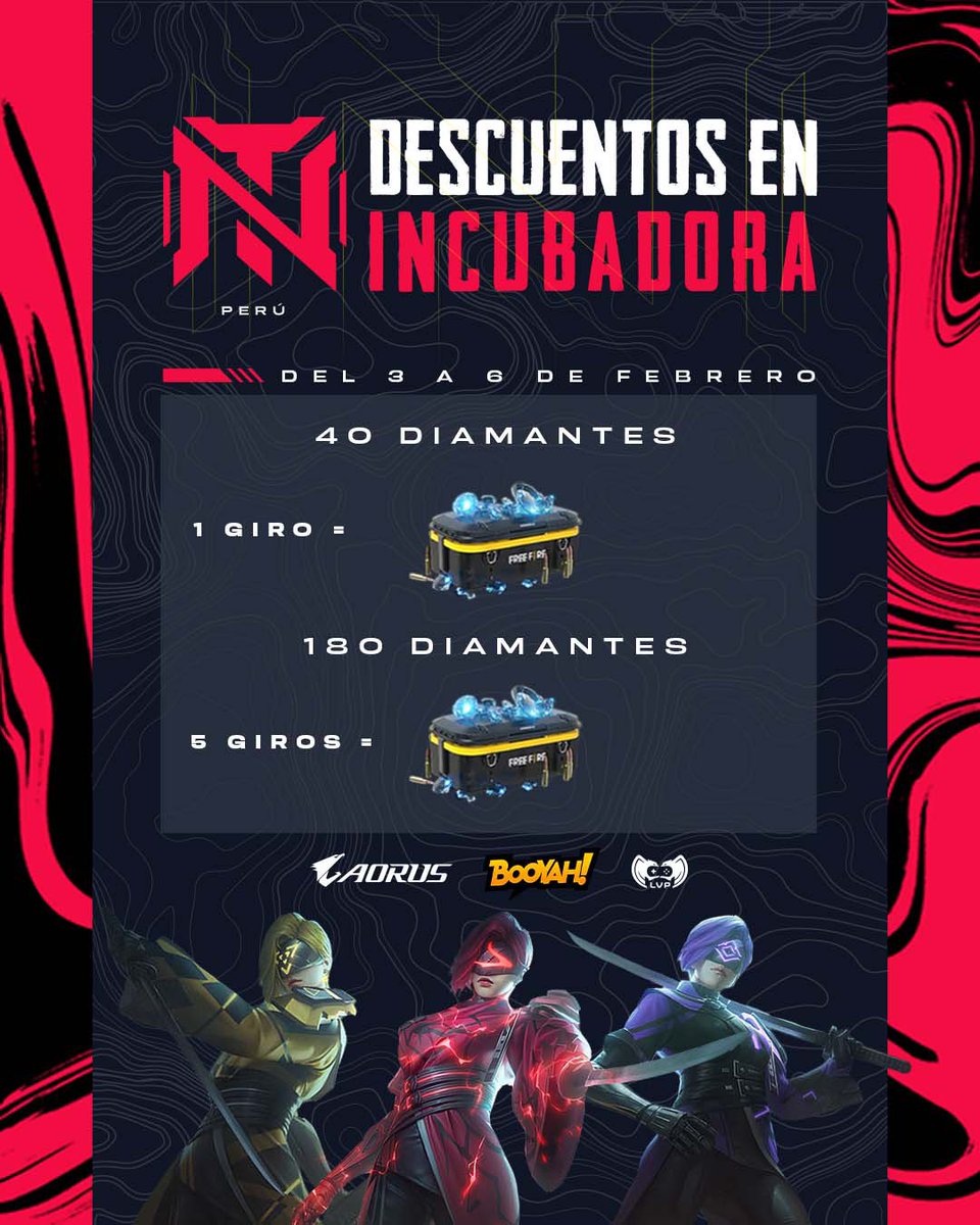 LVPPeruFF's tweet photo. ¿Ya reclamaste el descuento de incubadora? 

Corre que el tiempo se acaba 🏃‍♀️🏃‍♂️💨

¡Cuéntanos en comentarios que tanta suerte tuviste!

#FFPe https://t.co/1zAzwXpMFr
