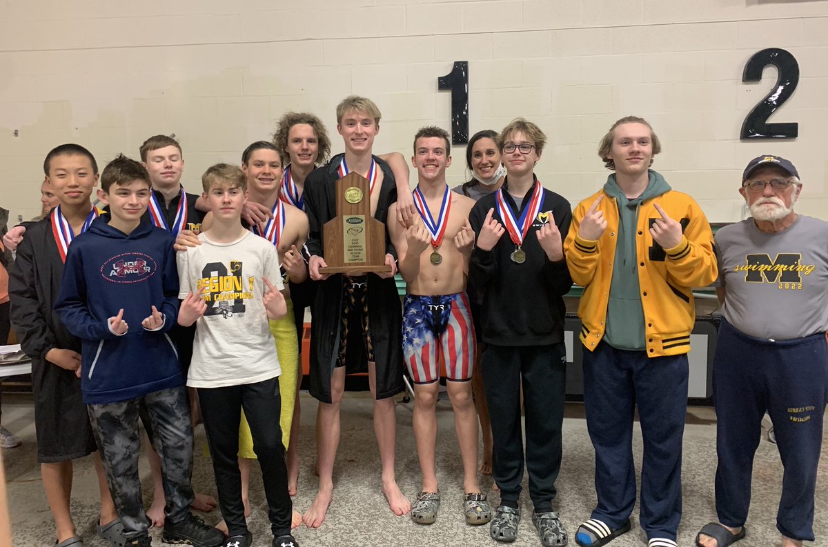 MurrayTigers's tweet photo. Your 2022 KHSAA Region 1 Girls and Boys Champions!!! Congratulations on Back To Back Hardware!! #murrayschools @AthleticsMMS @mhstiger_swim https://t.co/Yplm8A6Ejb